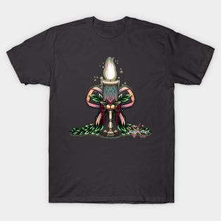 Christmas decorations candle T-Shirt